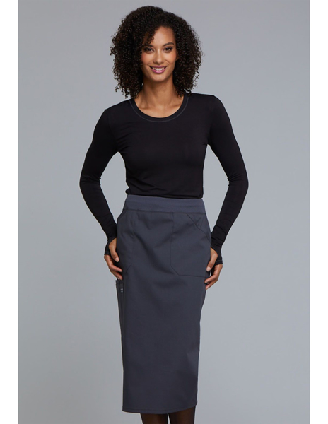 Picture of Pewter 30" Waistband Skirt (2-3 Week Delivery)